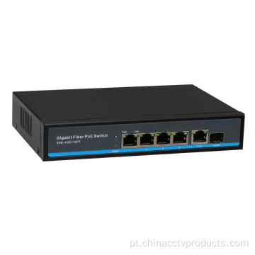 4 Porta Gigabit de alta potência Poe Switch